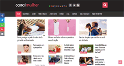 Desktop Screenshot of canalmulher.com