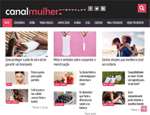 Tablet Screenshot of canalmulher.com